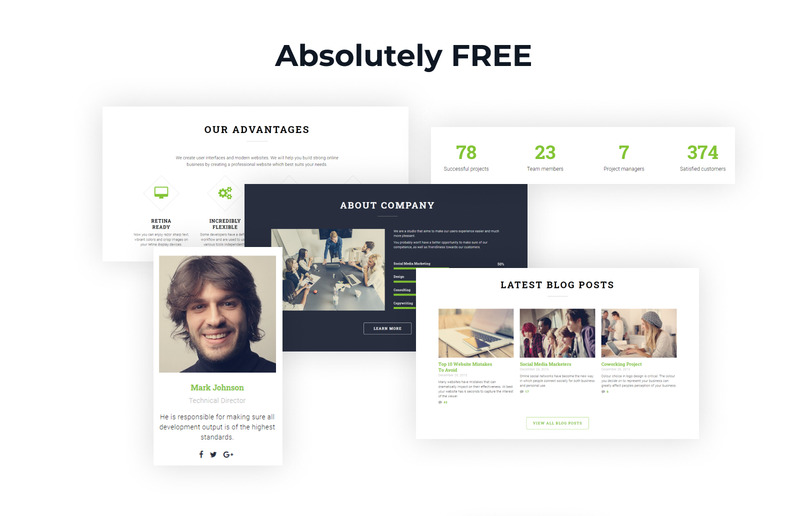 Grand Vector Free Multipurpose Responsive Website Template Grand Vector Free Multipurpose Responsive Website Template